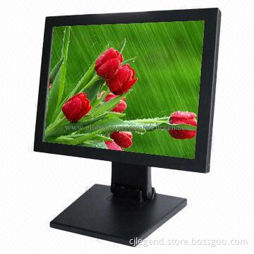 15 inch Industrial LCD Monitor with VGA Input and Metal Housing